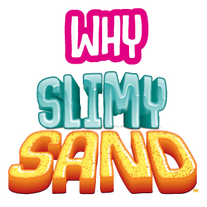 Use your hands to pack, stack, stretch, and expand SLIMYGLOOP SLIMYSAND.