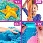 SLIMYGLOOP Value Pack by Horizon Group USA, Includes Over 3 lbs. of Stretchable, Expandable, Moldable, Non-Stick Slimy Play Sand in Resealable Bags, 10