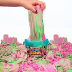 Watermelon SLIMYGLOOP Slimy Sand 1.5 lb. Bucket – Pink & Neon Green Scented Bucket for Kids Ages 3+