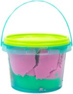 Watermelon SLIMYGLOOP Slimy Sand 1.5 lb. Bucket – Pink & Neon Green Scented Bucket for Kids Ages 3+